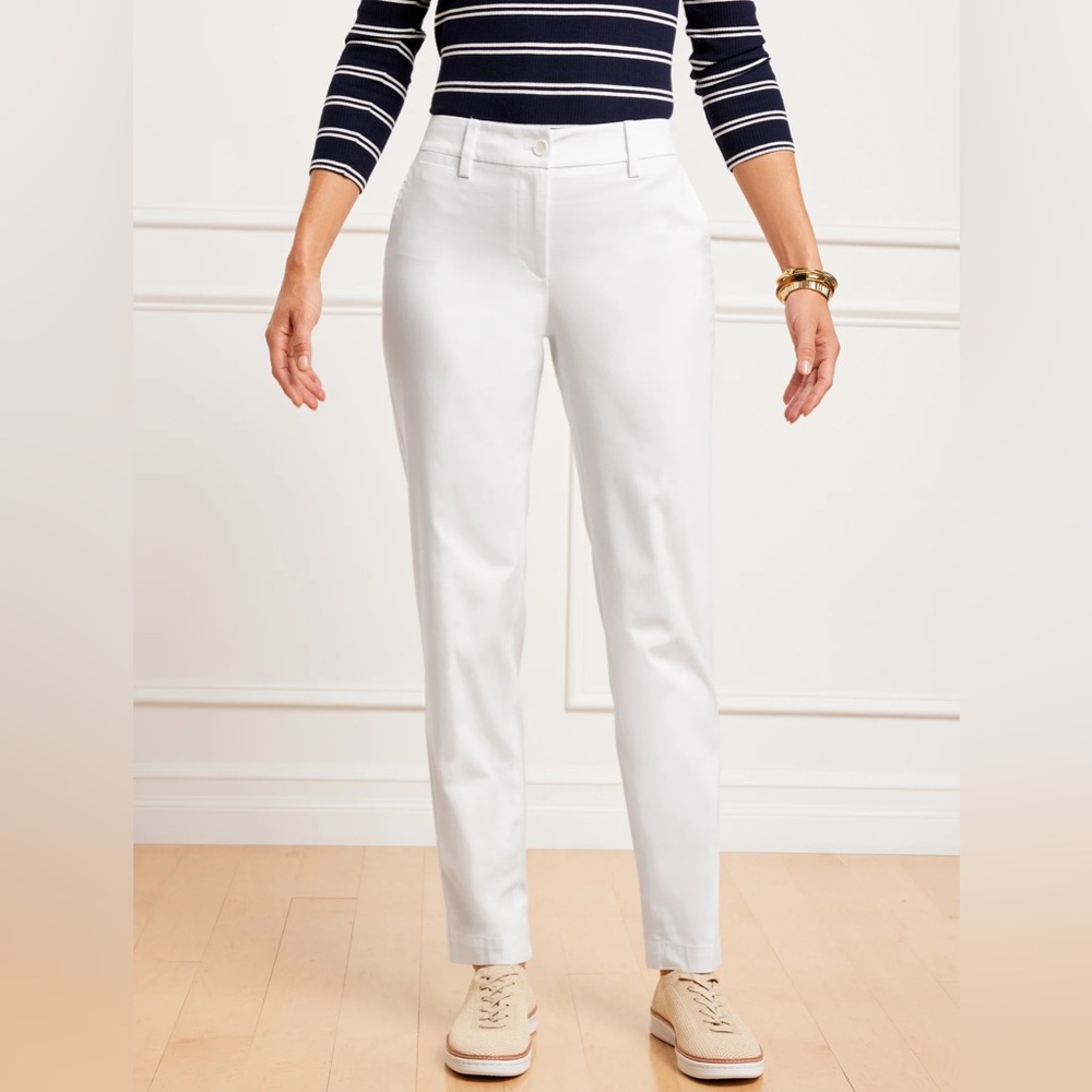Talbots Perfect Chinos - Curvy Fit in White